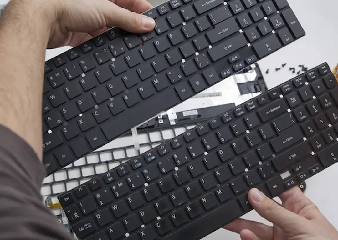 Troca de Teclado de Notebook